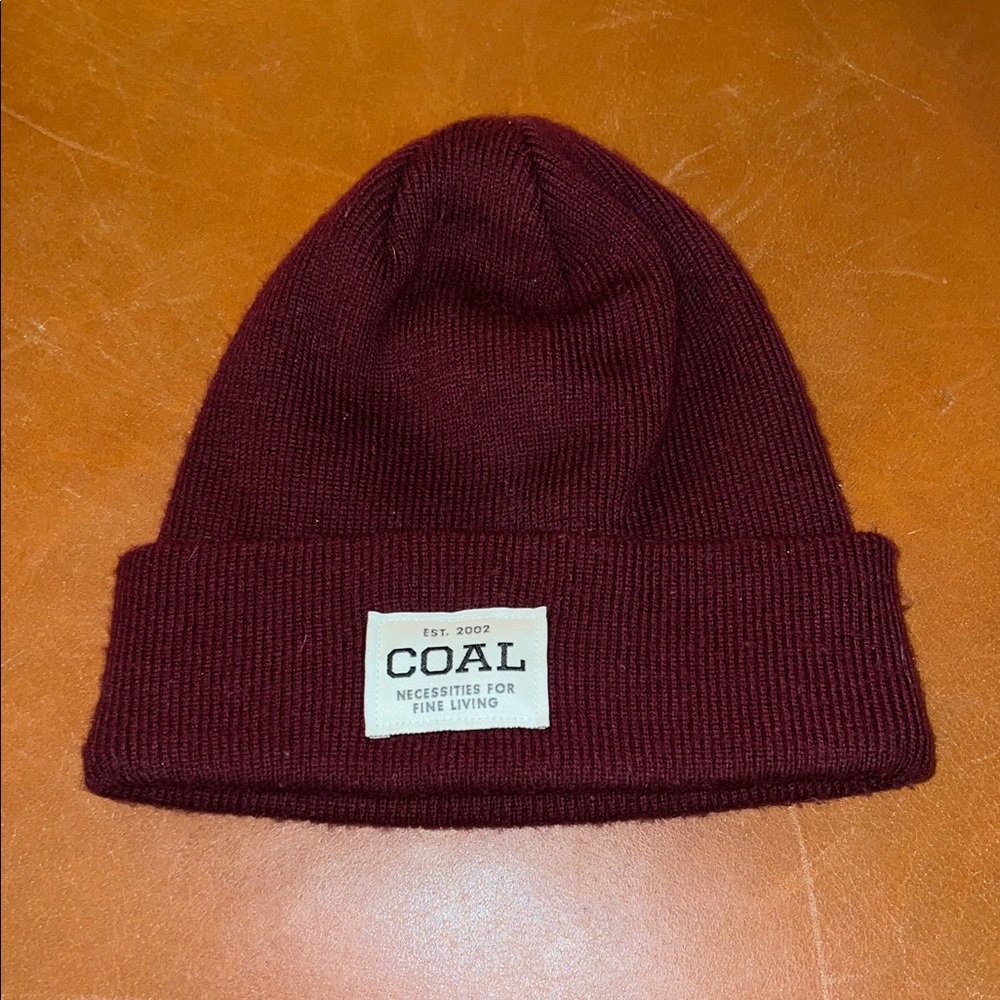 Coal Burgundy Beanie